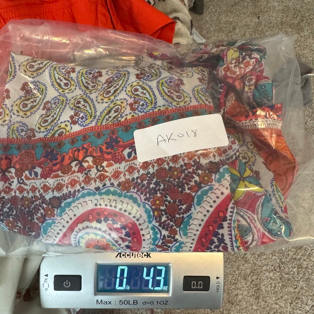 Anthropologie Fig and Flower Women’s Blouse 1X Multicolor Paisley Floral Boho - Picture 8 of 8